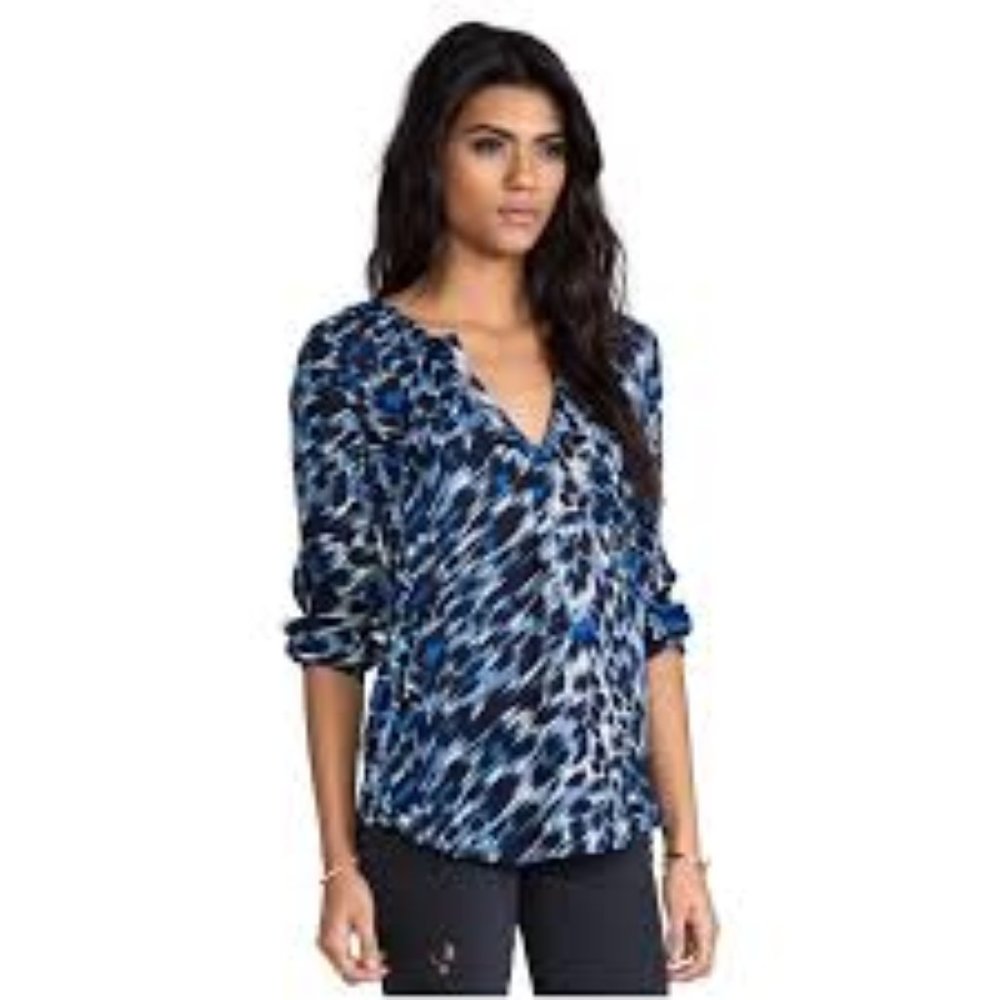 Joie Deon Leopard Blouse